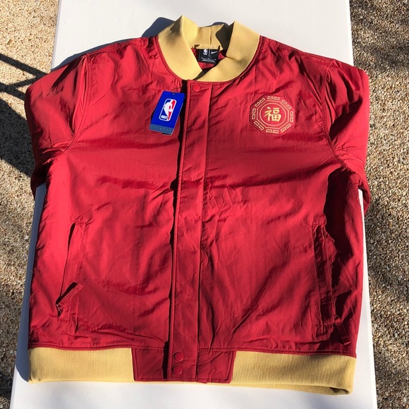 Nike NBA Other - 🆕 Houston Rockets Red City Edition Courts Bomber